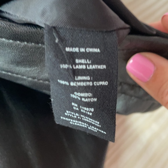 Helmut Lang leather and fringe skirt size 2 - Picture 7 of 7